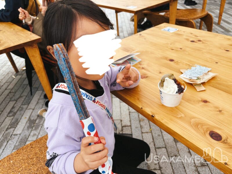 大阪万博2025のEARTH TABLEでおやつ休憩